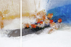 724 I Ohne Titel I 2-teilig 50 x 130 cm