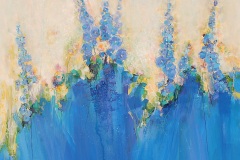 929 I Rittersporn I 120 x 120 cm