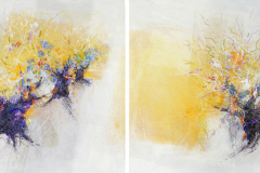 971 I Gute Nachbarn (Beatenberger Ahorn) I zweiteilig 180 x 90 cm